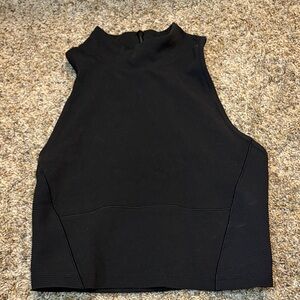 Athleta Black High-Neck Tank Top